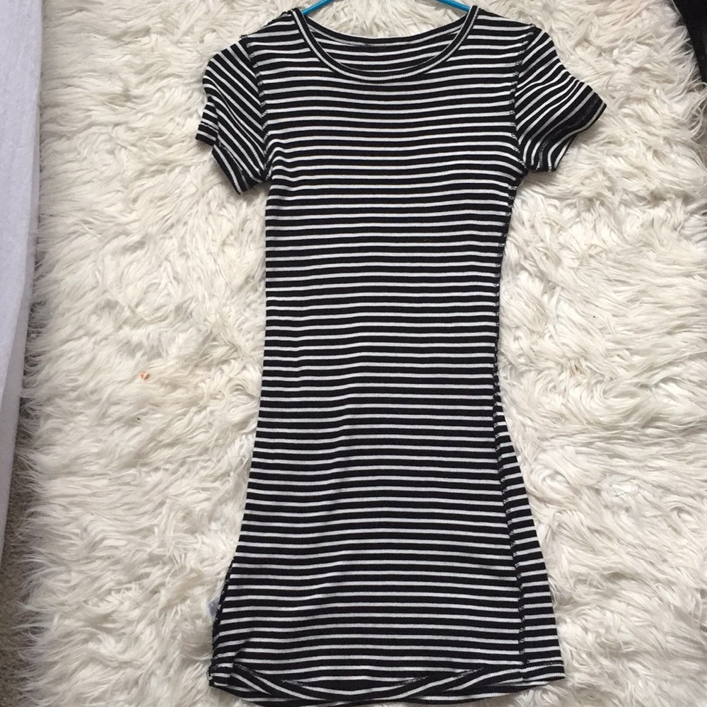 Striped brandy Melville bodycon dress